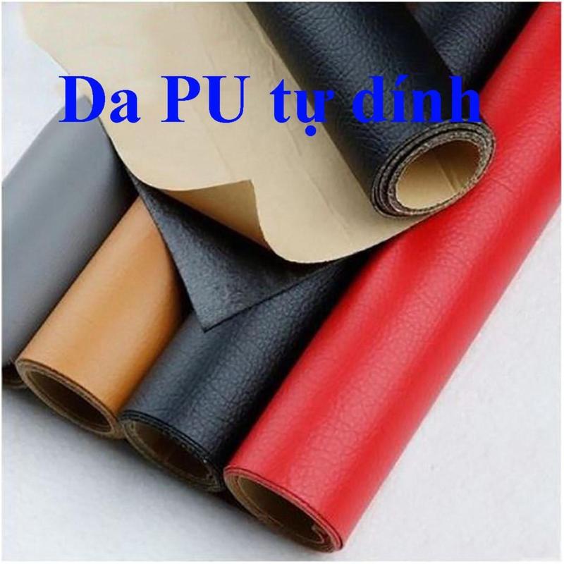 Miếng dán vải da PU cỡ lớn, da tự dính sửa ghế, nội thất, đồ da 138*100cm, 100*68cm, 68 x 50 cm, đủ kích thước