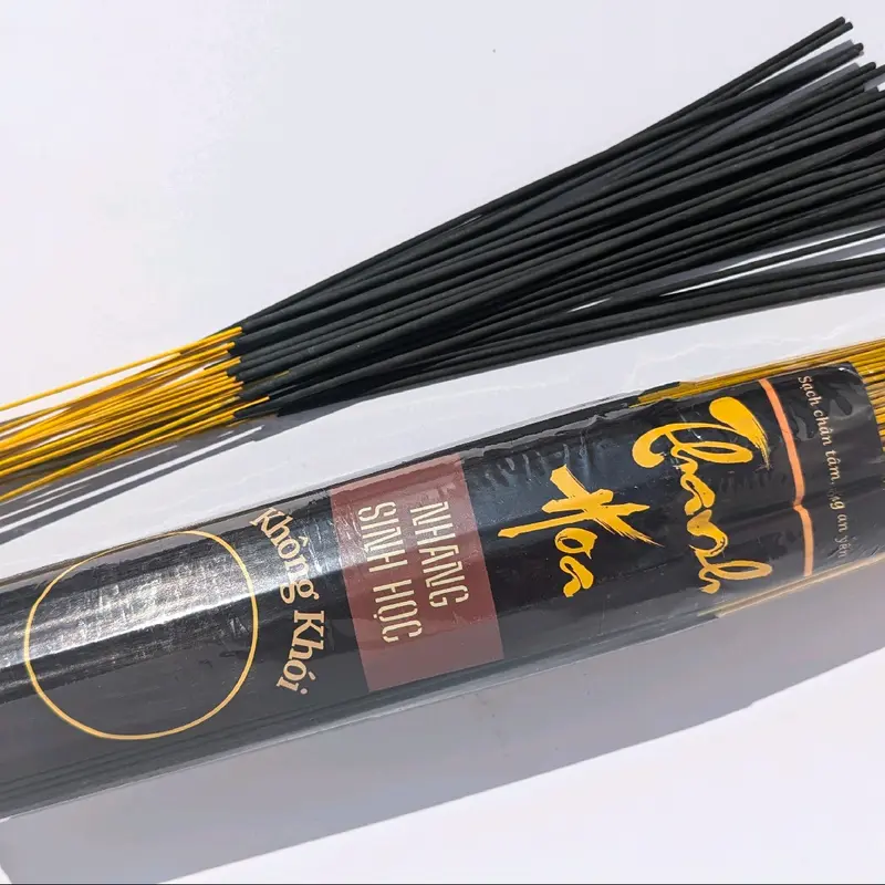 combo 3 gói nhang sinh học KHÔNG KHÓI Thanh Hoa loại 1000g dài 40cm hương thơm dịu nhẹ an toàn cho sức khỏe khuynh nen thom 0