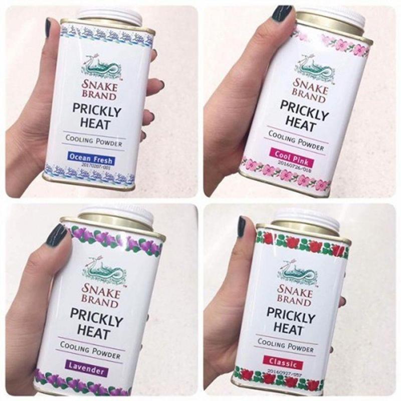 Phấn Rôm Lạnh Snake Brand Prickly Heat 140g giúp Kiềm Dầu, Khử Mùi Hôi Thái Lan 4
