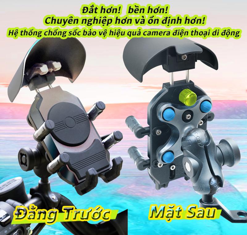 Mẫu mới nhất kẹp điện thoại cầm chống rung điện thoại giá treo điên thoại  kệ để đt trên xe máy giá đỡ điện thoại kẹp điện thoại xe máy giá đỡ điện thoại gắn xe máy giá đỡ đt giá đỡ vịt vàng kệ để điện thoại kẹp điện thoại xe điện Phụ Kiện Kem đỡ