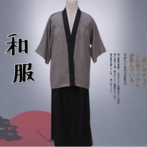 Product Introduction of [3143 People Collected] Men's Anime Costume Kimono Japanese Style Male Samurai Costume Japanese Kimono Men Japanese Traditional Costume Performance Costume 22