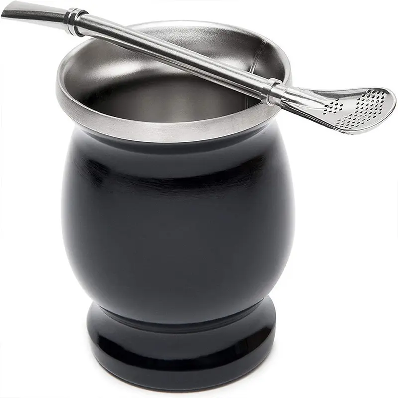 240ML Gaucho Yerba Mate Tea Cup Stainless Steel Double Wall 4