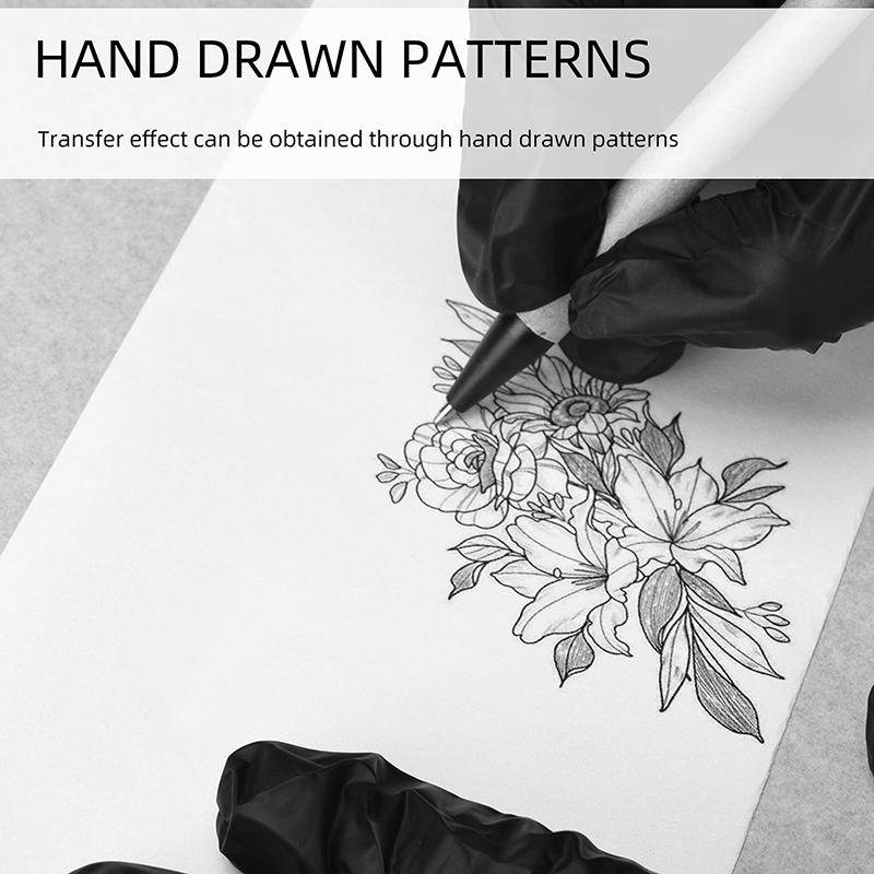 Product Introduction of 5Pcs Lot Tattoo Transfer Paper Tattoo Transfer Paper A4 Size Tool Tattoo Copier For Tattooists Tattoo Supplies 27