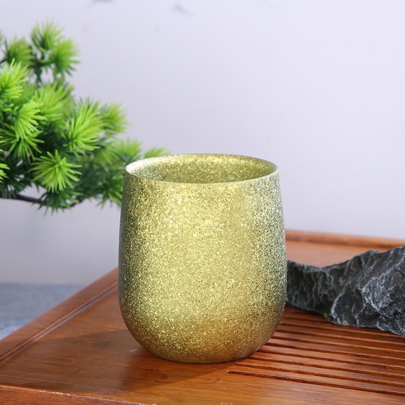 Product Introduction of New Titanium Bottle Double Layer Egg Shell Cup Big Belly Egg Cup Household Heat Insulation Light Luxury Beer Steins U-Cup Bra Pure Titanium Water Cup Tumbler Mug Reusable 3