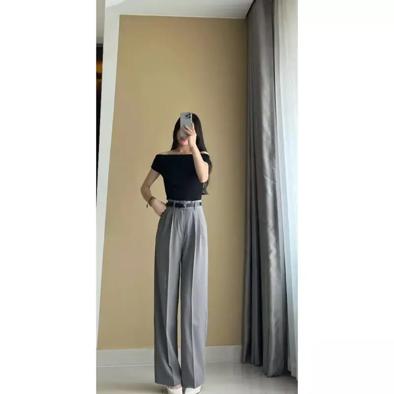 [TẶNG ĐAI] QUẦN SUÔNG LƯNG CAO CHẤT GOLD NHẬT HÁCH DÁNG 3