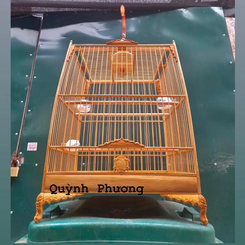 Khung lồng tự ráp Thái cao lá đề viền 0