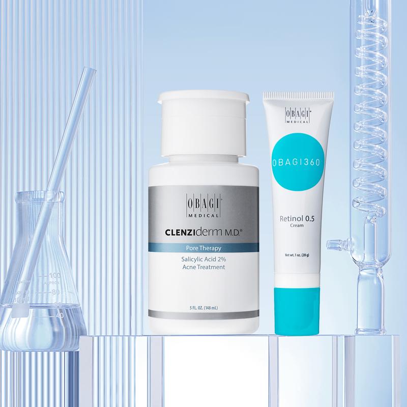 [DEAL ĐỘC QUYỀN] - Combo Dung dịch BHA Obagi Pore Therapy 148ml + Kem dưỡng Retinol 0.5 Obagi 28g