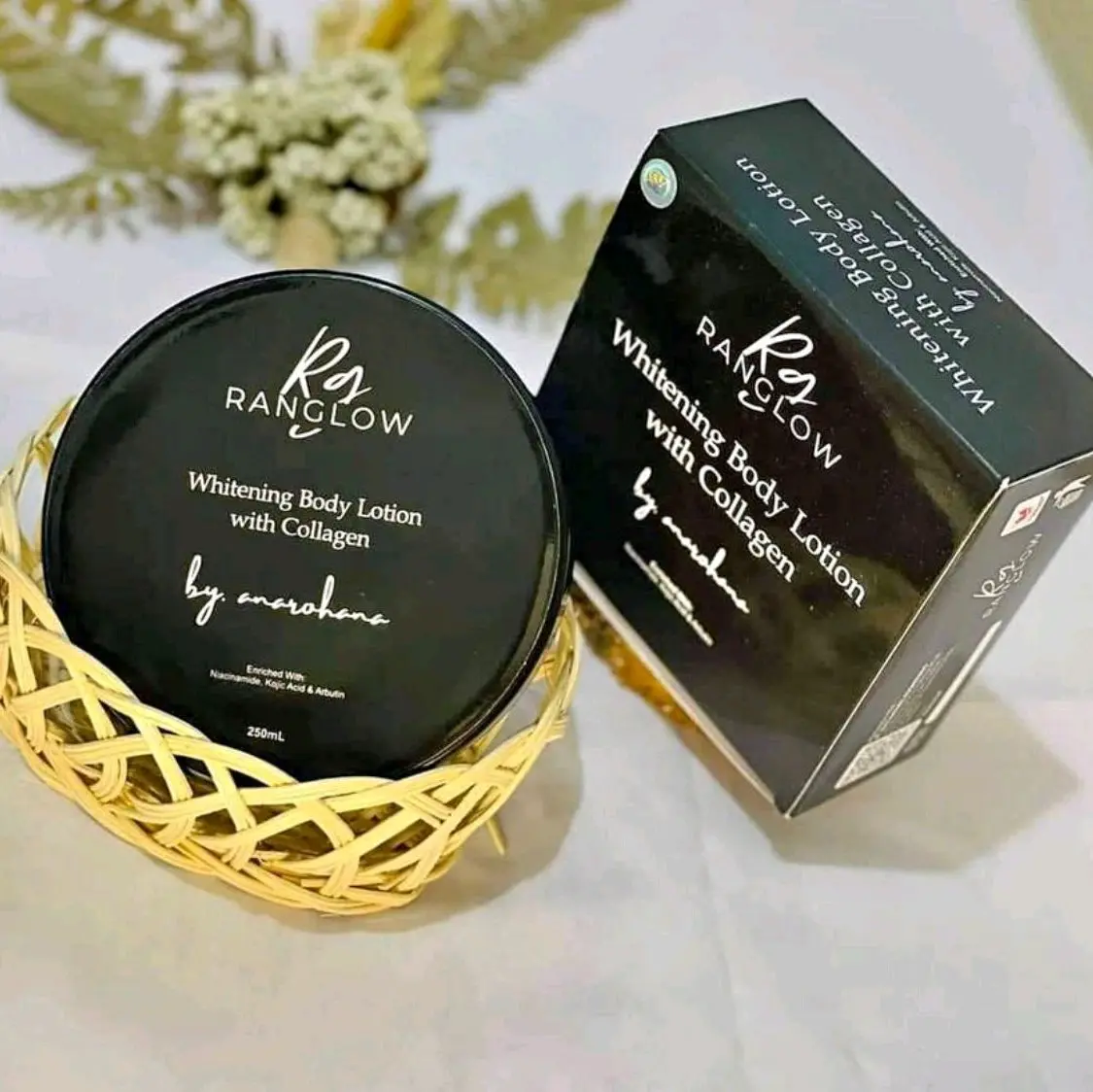 Ranglow whitening body lotion with collagen