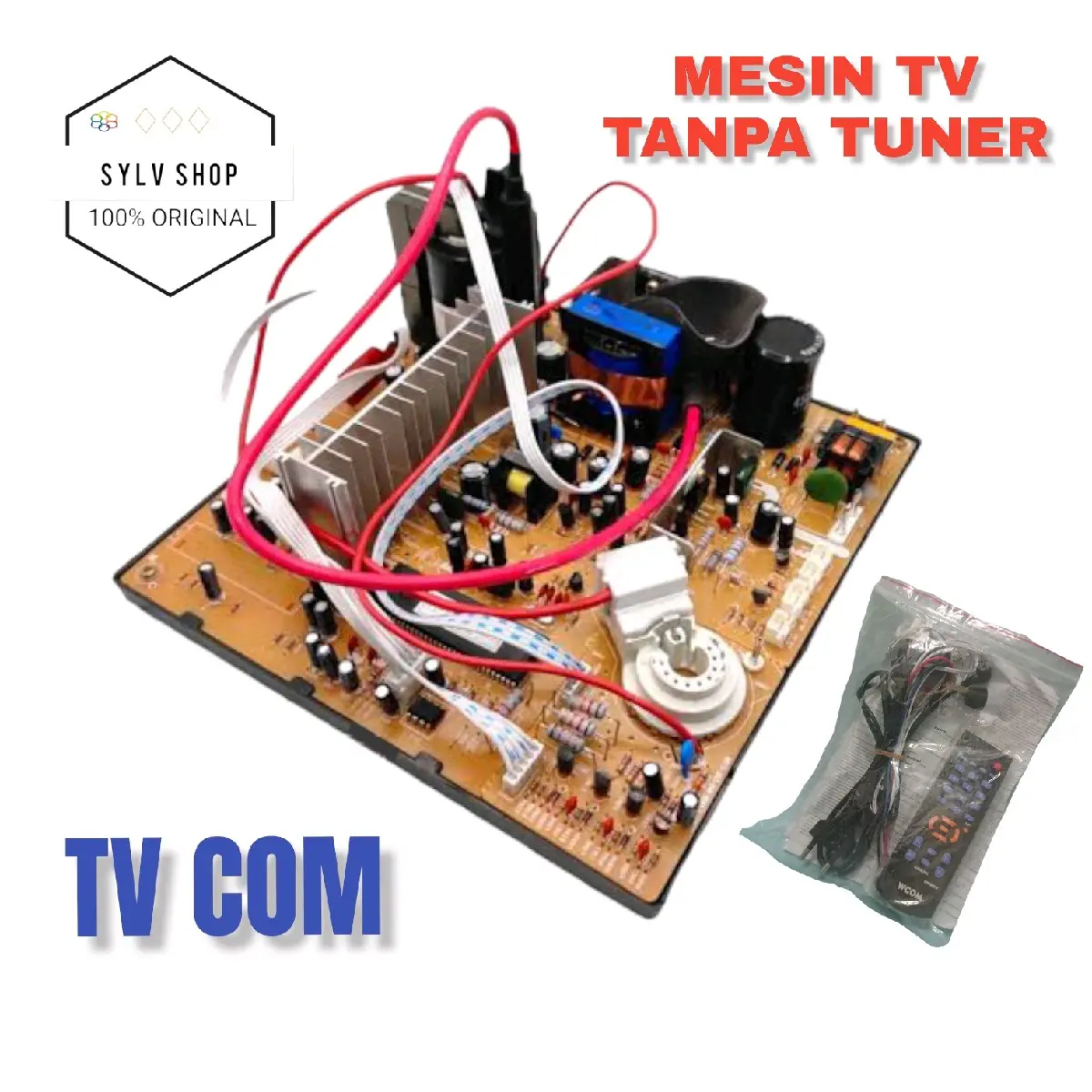 MESIN TV TANPA TUNER TV COM TABUNG 14-21 INCH