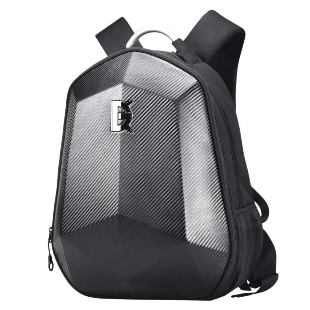 Black CarbonFiber Motorcycle Riding Bag Waterproof