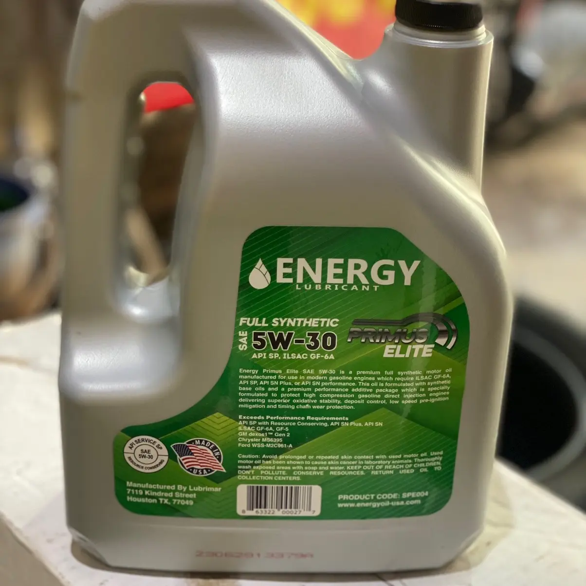 Dầu MỸ ENEGRY 5w30 ( Mua dầu tặng cốc lọc theo xe )
