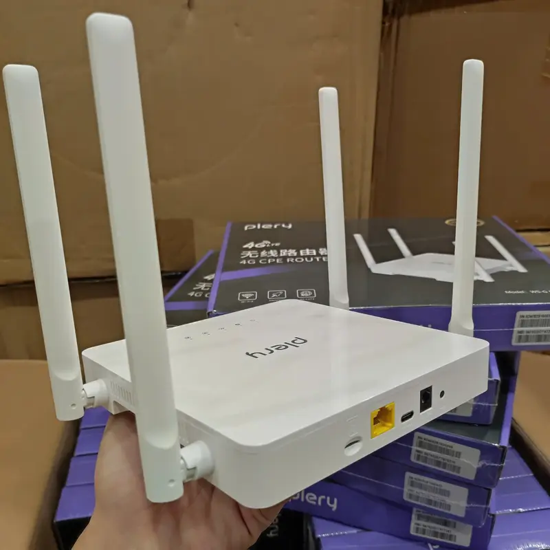 [VNS] Plery R602 Bộ Phát Wifi 4G 4 Râu Gấp Gọn (1 Wan/Lan) Kết Nối 32 Thiết Bị Không Kén Sim - Thiết Bị Mạng Việt Nam 3