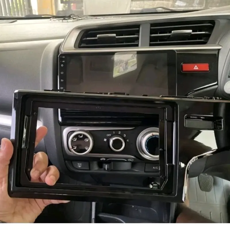 Frame Head Unit Android 9" dan 10" OEM Khusus Honda Jazz 2014 keatas / FRAME HONDA JAZZ / FRAME JAZZ 5