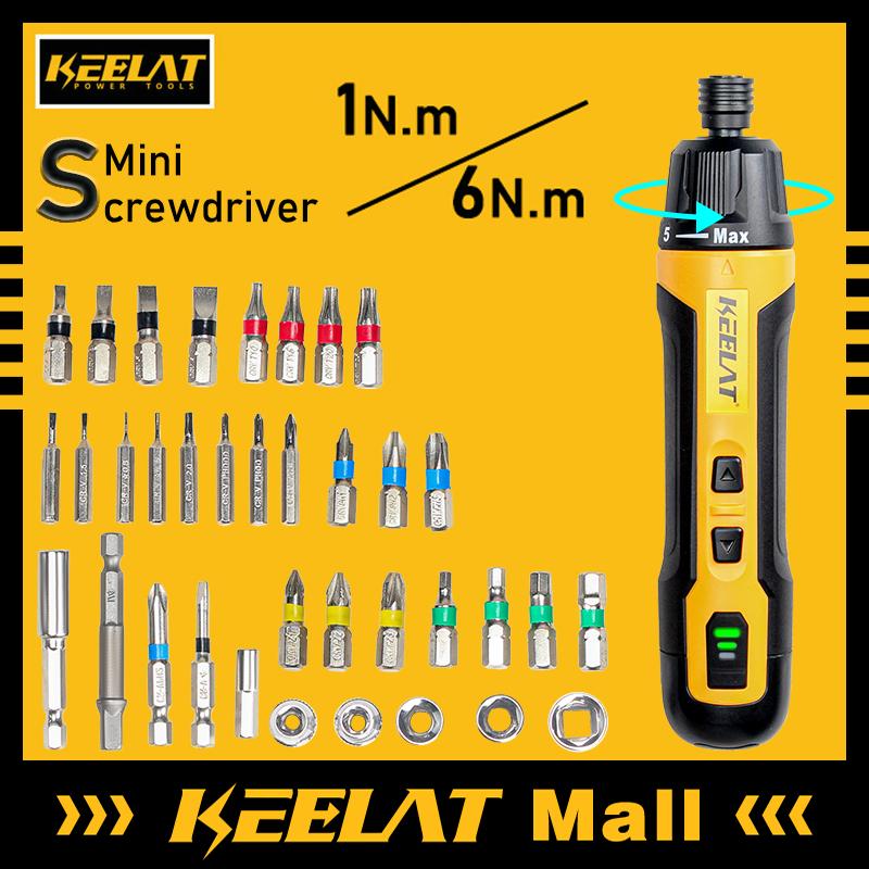 Gerudi Pemutar Skru Elektrik, KEELAT KES001, Tanpa Kord, Boleh - TikTok ...