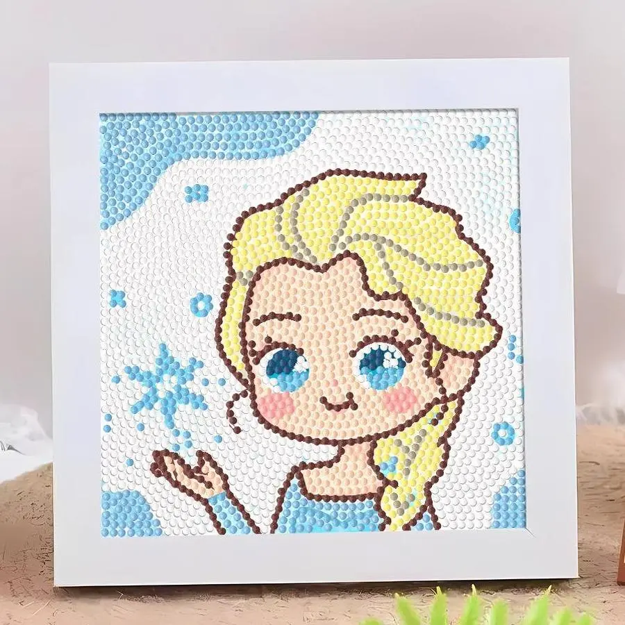 คริสตัล diy ครอสติสคริสตัล คริสตัลครอสติช พร้อมกรอบ Diamond Painting ปักครอสติสคริสตัล
