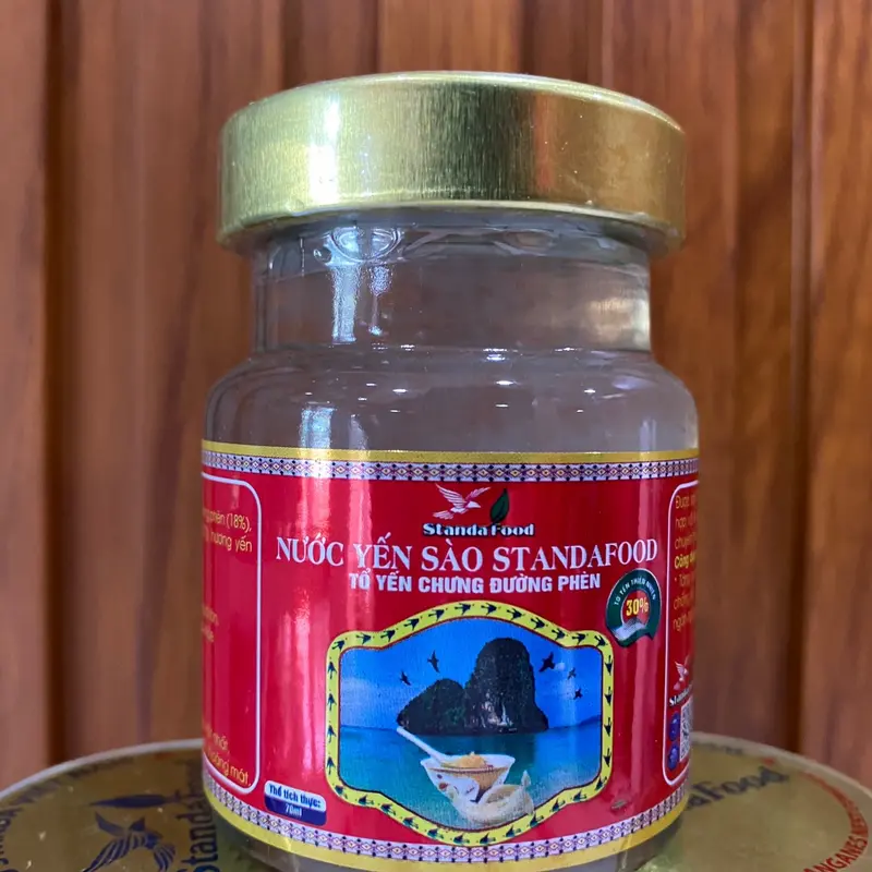 Yến sào Standa Food Hủ 70ml 30% Yến chưng đường phèn 2