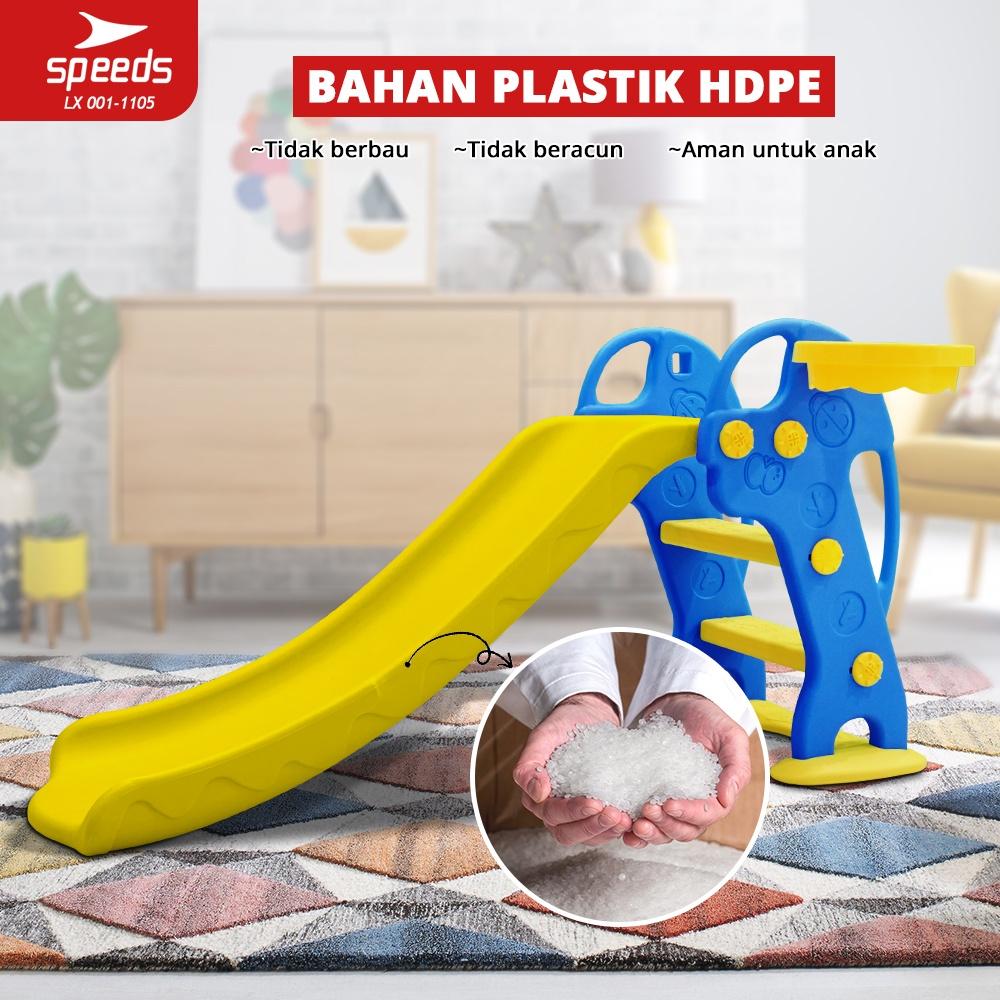 SPEEDS Mainan Perosotan Anak Mainan Seluncuran Prosotan  Kuda Kudaan Ayunan Motif Playground Safety LX001-1105