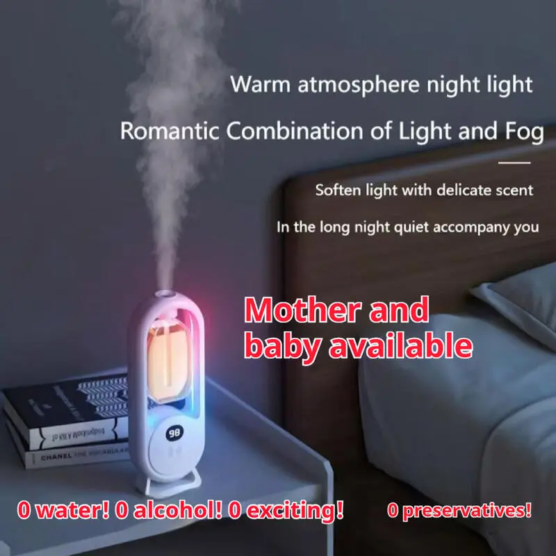 Rechargeable Automatic Natural Digital Display Aroma Essential Oil Diffuser Auto Fragrance Dispenser Smell Eliminate