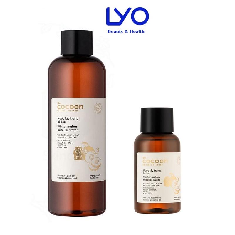Nước Tẩy Trang Bí Đao Cocoon Winter Melon Micellar Water 50ml - 140ml - 500ml
