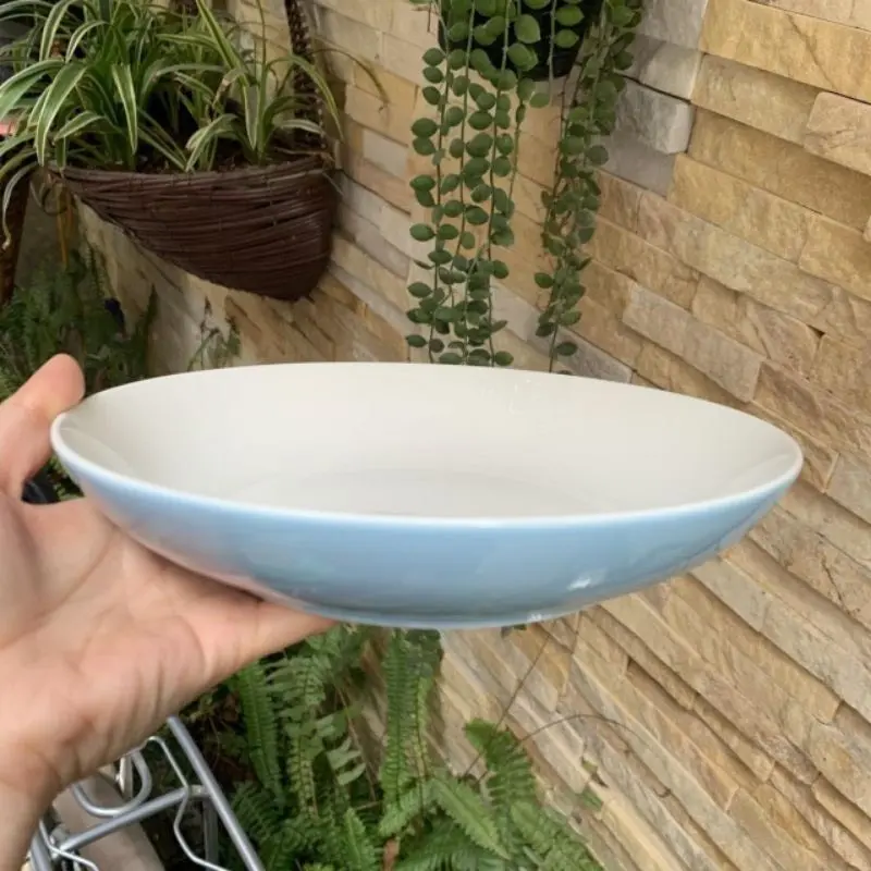 Đĩa sứ trắng sâu lòng hàng dày đẹp kích cỡ 15 đến 25cm - Lựa Chọn Thông Minh 7