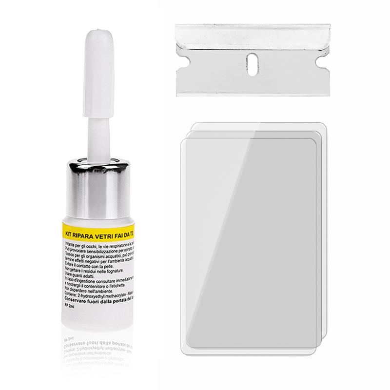 Product Introduction of Car Windshield Cracked DIY Car Window Repair Tool Phone Screen Repair Kit Glass Curing Glue Auto Glass Scratch Crack Restore 26