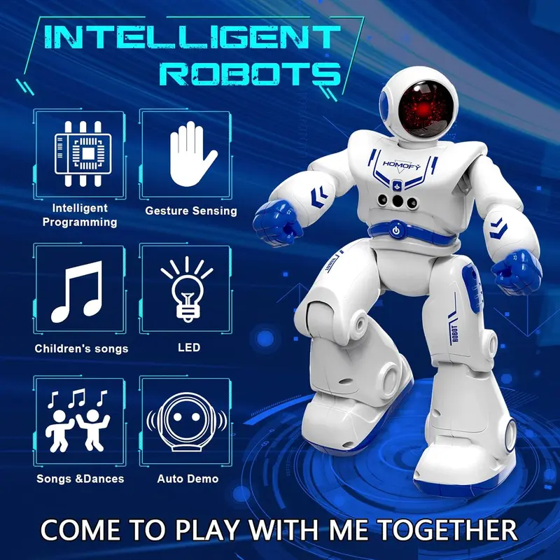 Kaybolge Kids Toys for 4 Year Old Boy Girls Remote Control Robot Kits with RC Smart Gesture Sensing Educational for Kids Christmas Birthday Gifts for 4 5 6 7 8 9 10 11 12 Years Old Boys Girls 2