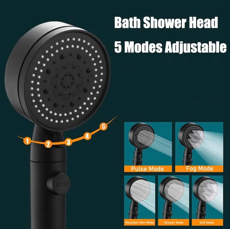 BÔ VÒI SEN TĂNG ÁP SIÊU MẠNH 5 CHẾ ĐỘ - TẶNG KÈM DÂY DẪN NƯỚC 1,5M