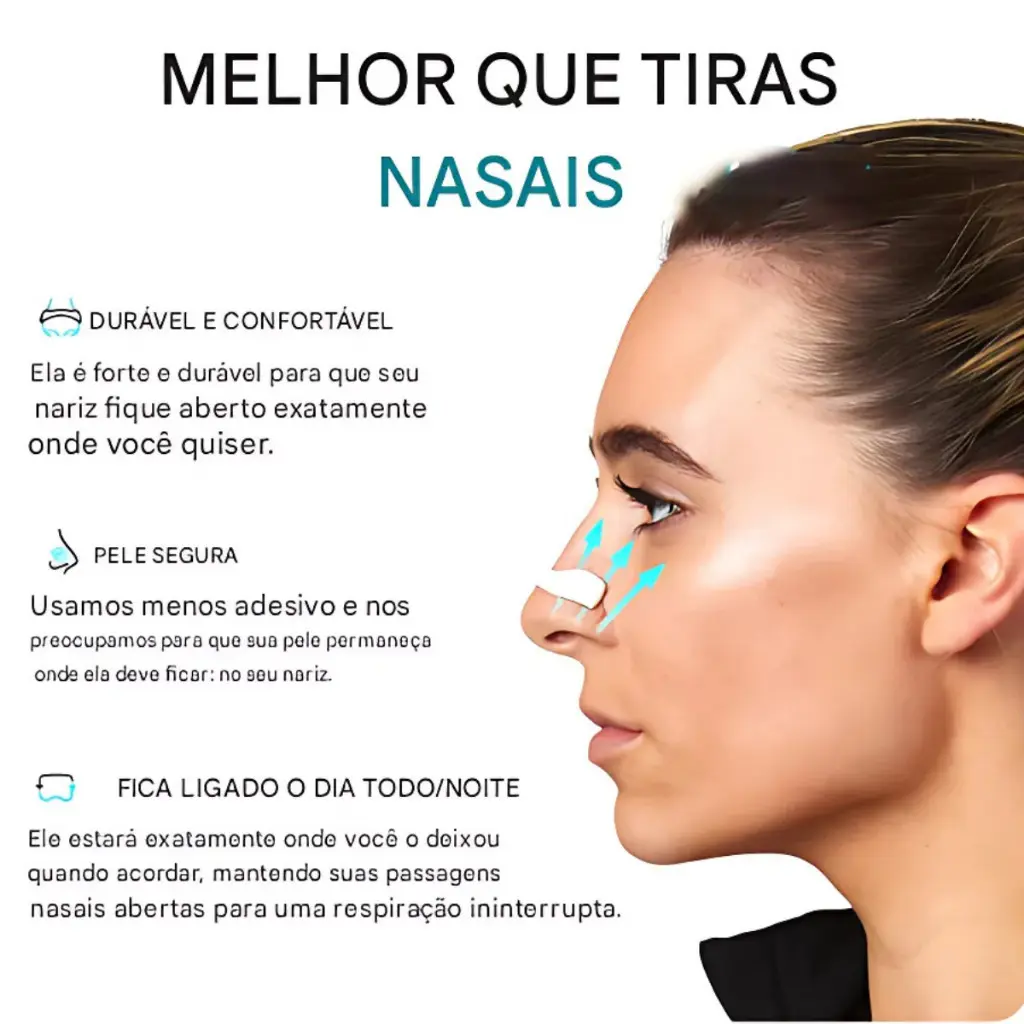 15 Unidades Respiração Nasal Tira Magnética Reduz Ronco Aumenta Oxigênio Envio Imediato - imagem 7