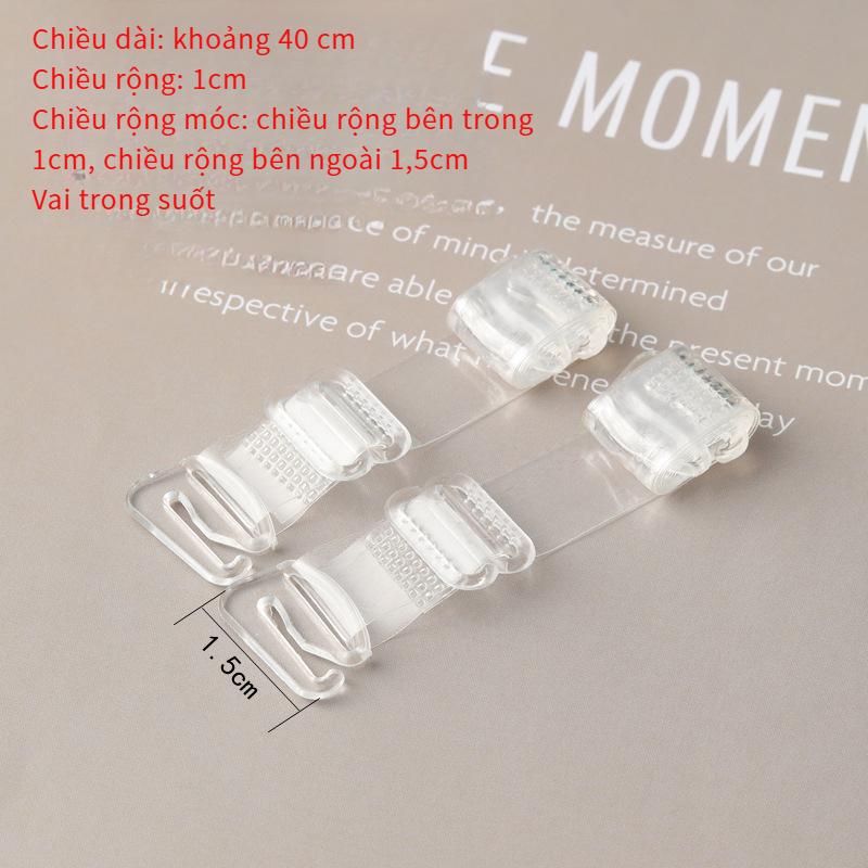 Product Introduction of Invisible Shoulder Strap Plastic Buckle TPU Transparent Bra Frosted High Elastic All-Match Adjustable Non-Magnetic Strap One-Word Adjustable Buckle 5