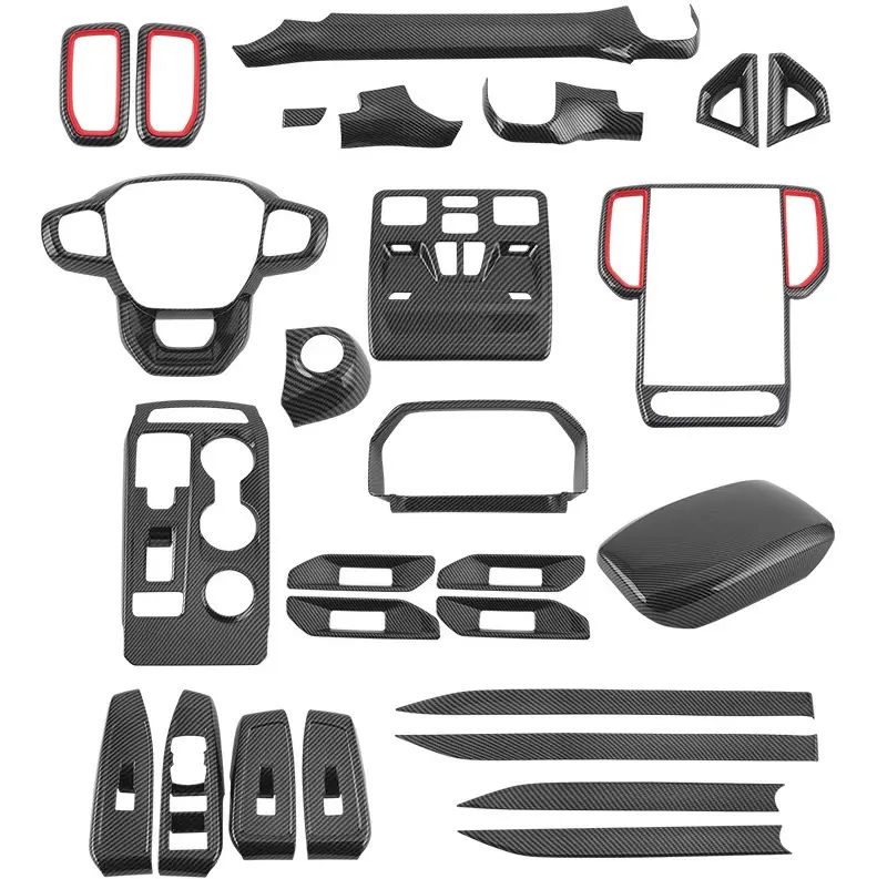 Ốp carbon. phụ kiện nội thất Ford Ranger, Everest 2023 2024 2025