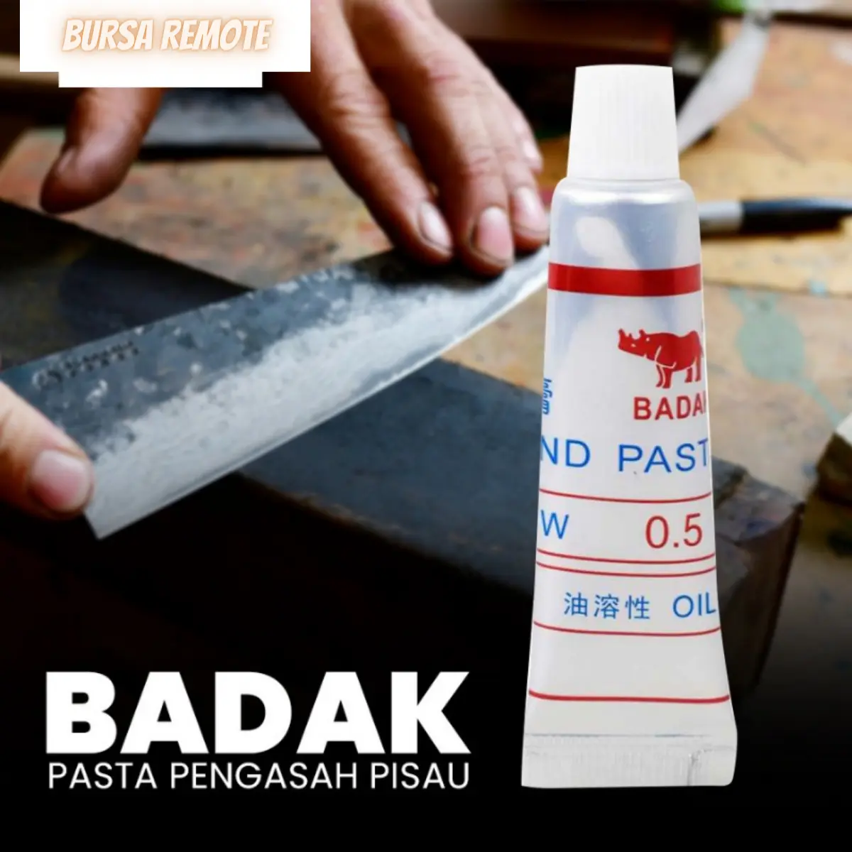Pasta Pengasah Pisau Abresive Polishing Paste BADAK