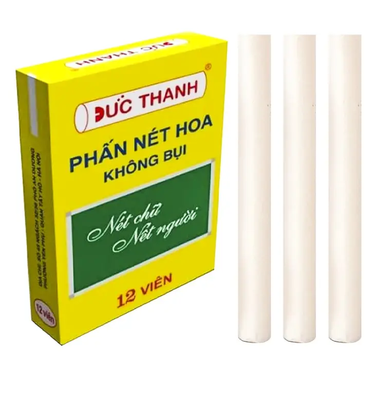 Hộp phấn viết bảng Đức Thanh không bụi - 12 viên/hộp 3
