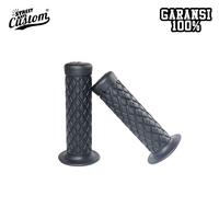 Gambar Handgrip Wajik Hitam Universal W175 XSR155 Scrambler Caferacer Japs Tracker - Black dari SAC Product Kota Depok 1 Tokopedia