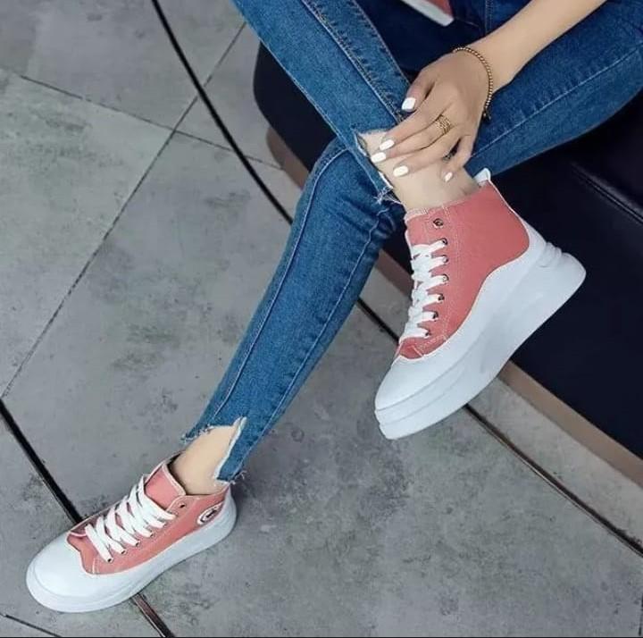 Product Introduction of SEPATU MURAH!!! - Boots ALSTAR Sneakers Wanita Sepatu Convesse Semi Boot Bot Fashion Sneaker Tali Cantik Model Terbaru Paling Dicari Produk Lokal Kualitas Import GRATIS ONGKIR 8