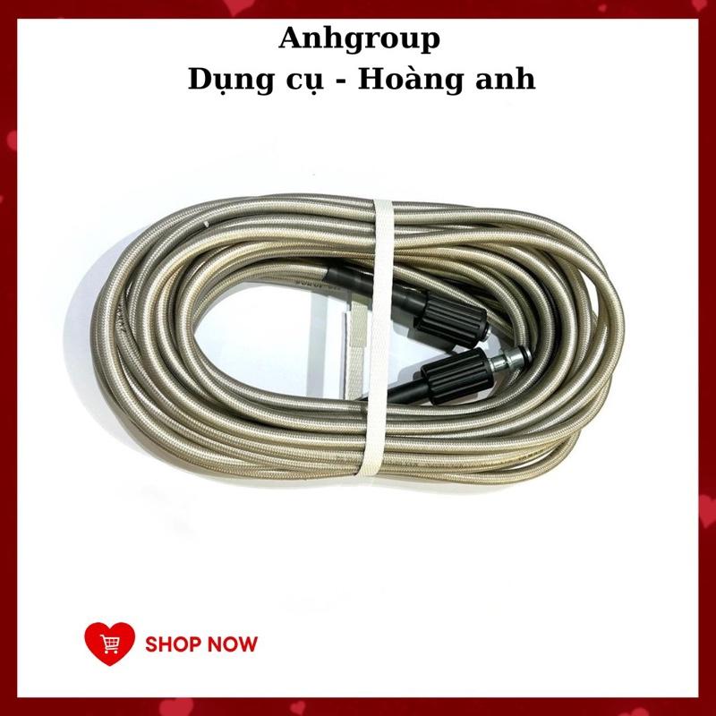 Dây Rửa Xe Áp Lực Cao 10m 15m 20m 30m Dùng Cho Máy Rửa Xe Mini, Mấy Rửa Xe Gia Đình Phụ Kiện Lau Xe