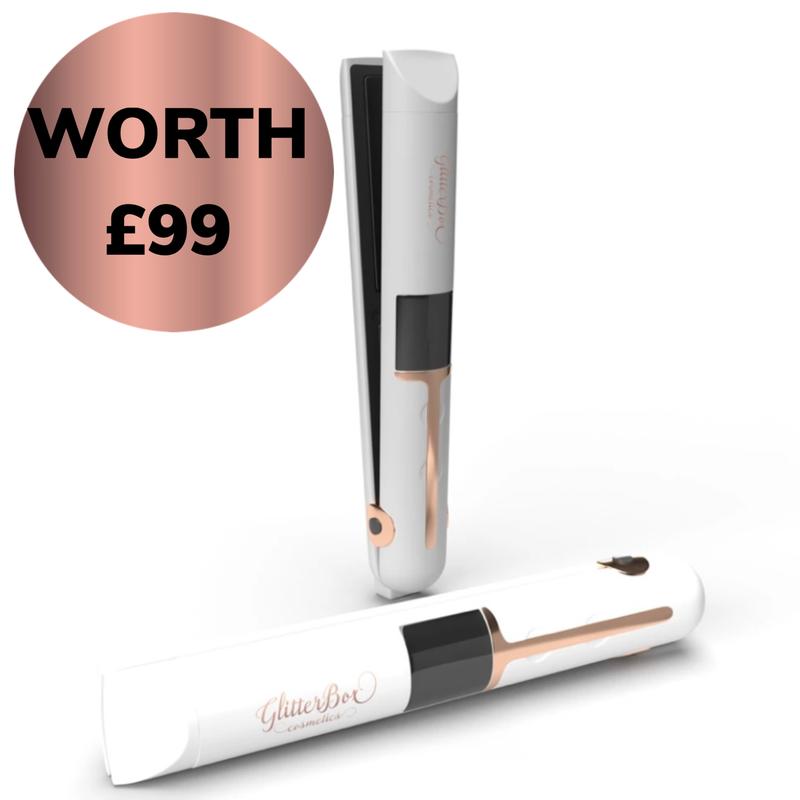 Cordless Hair Straighteners - White 0