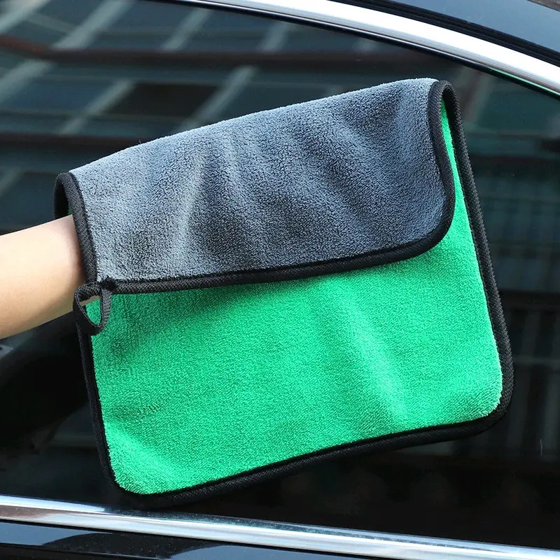 Jet Shiny Microfiber Dual Side | Kain Wash & Wax | 300 GSM, 30 x 30 - Bahan 80% Polyester / 20% Polyamide | Lap Polish | Pengering | Autodetailing 3