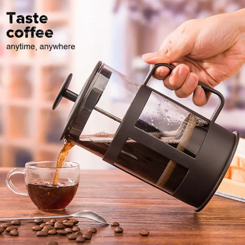【HENSON】 Coffee press gift set French Press coffee maker Tea Maker French Press gift set 350ml