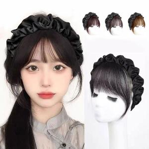 Bangs Wig Female Simulation Hair Headband French Air Natural Invisible Forehead Wigs Bangs Hairpiece