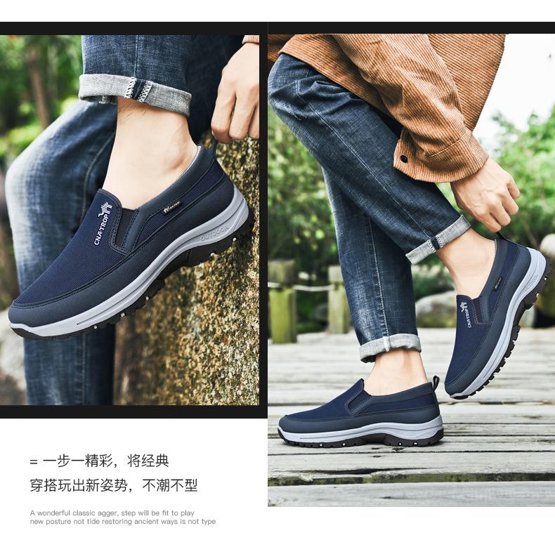 Product Introduction of Men's Shoes Non-Slip Slip-on Walking Shoes Size 49 Cross-Border plus Size Casual Mesh Sneakers Soft Bottom Travel Shoes rick owens webee  shoes sepatu  hitam  immanuel  pontianak freddy  krueger  dunks sepatu 23