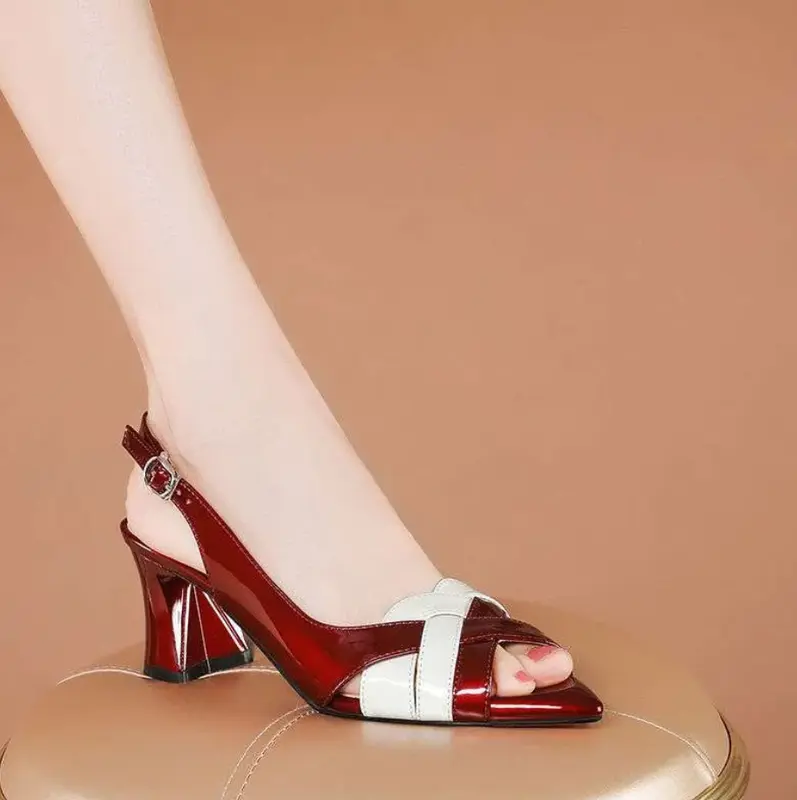 Sepatu Heels Wanita AVINI Premium Elegant Hak Setengah (3-5 cm) Pesta Shoes 4