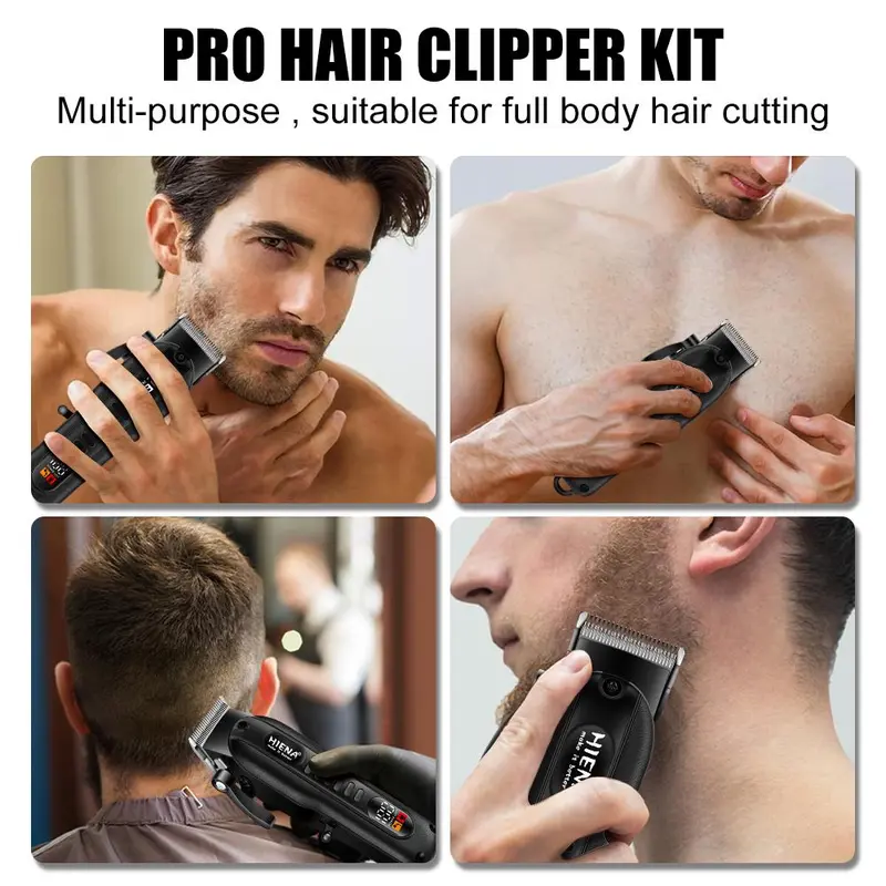 Professional Men's Hair Clipper, USB Rechargeable Men's Hair Cutting Machine, Cordless Hair Clipper Trimmer, Gifts for Men 4