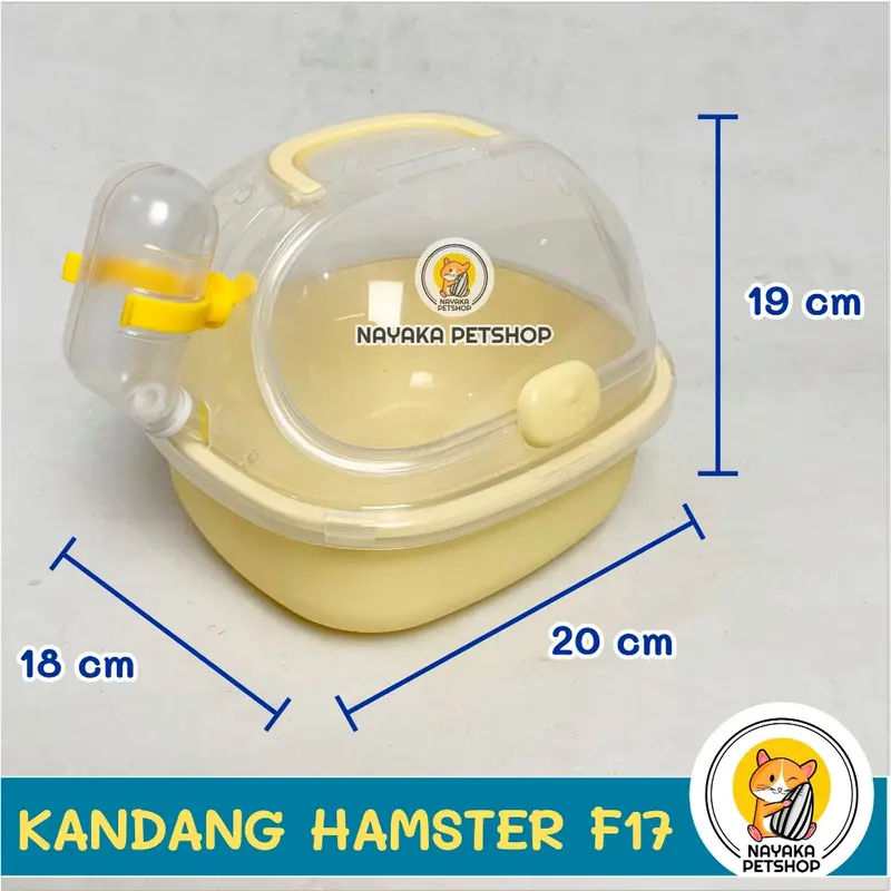 F17 Kandang Hamster Portable Travel Cage Sugar Glider Rumah Mini Tupai Hewan Sarang Box 1