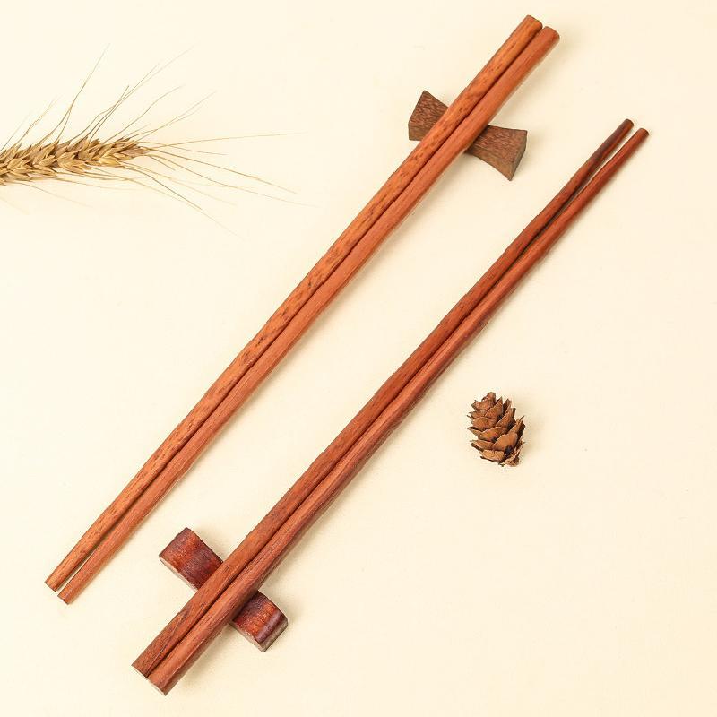 Product Introduction of Wooden Chopsticks, 10 Pairs Reusable Chinese Chopsticks, Natural Health Restaurant Chopsticks, Kitchen Utensils for Home Dining Room Picnic 2