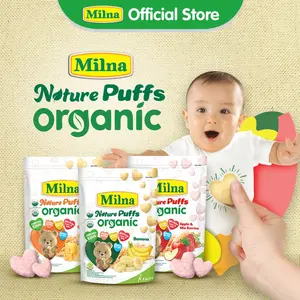 Milna Nature Puff Organic 15 G 8+ / Milna Puff 15 G Bayi