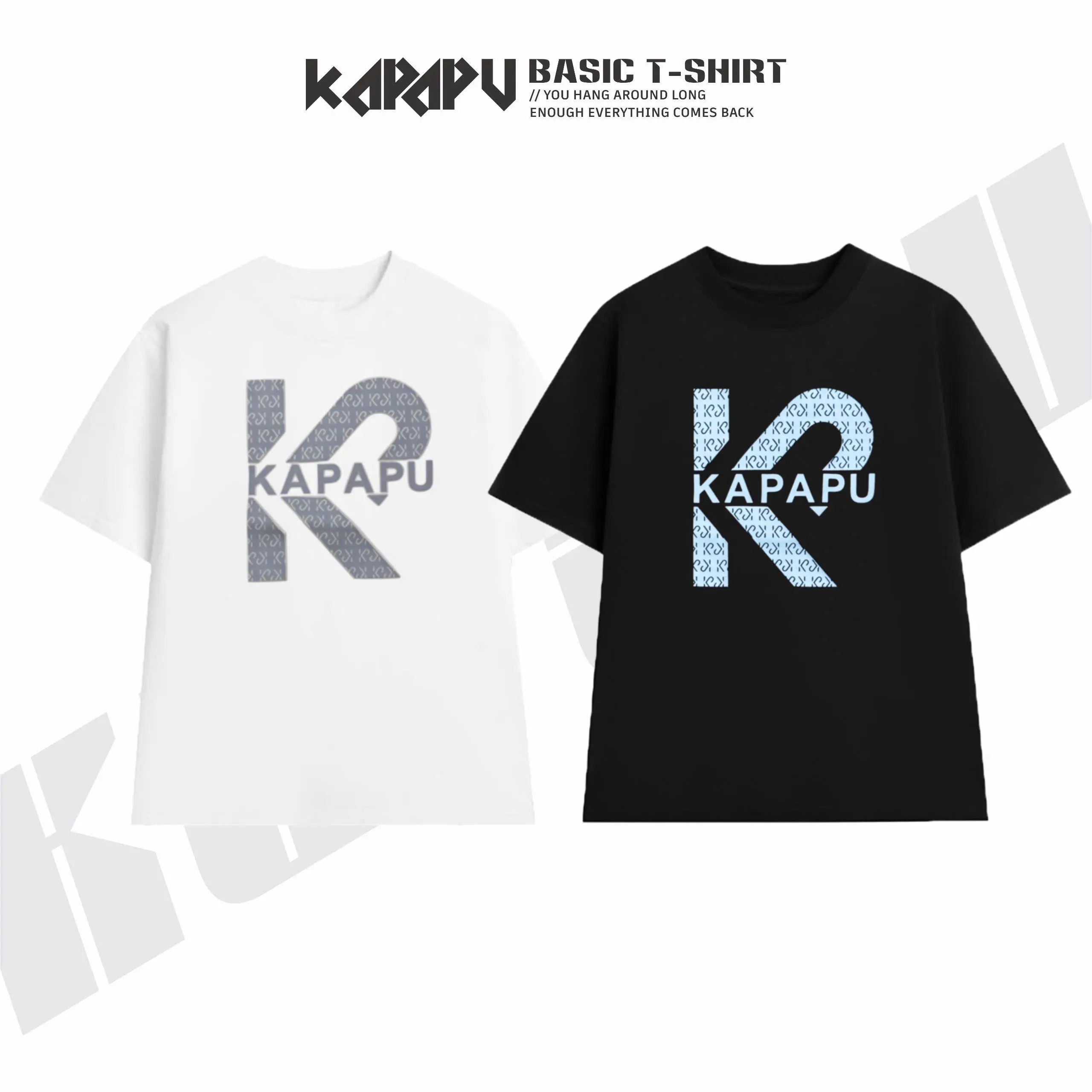 Áo Thun KAPAPU local Brand unisex oversize logo nổi