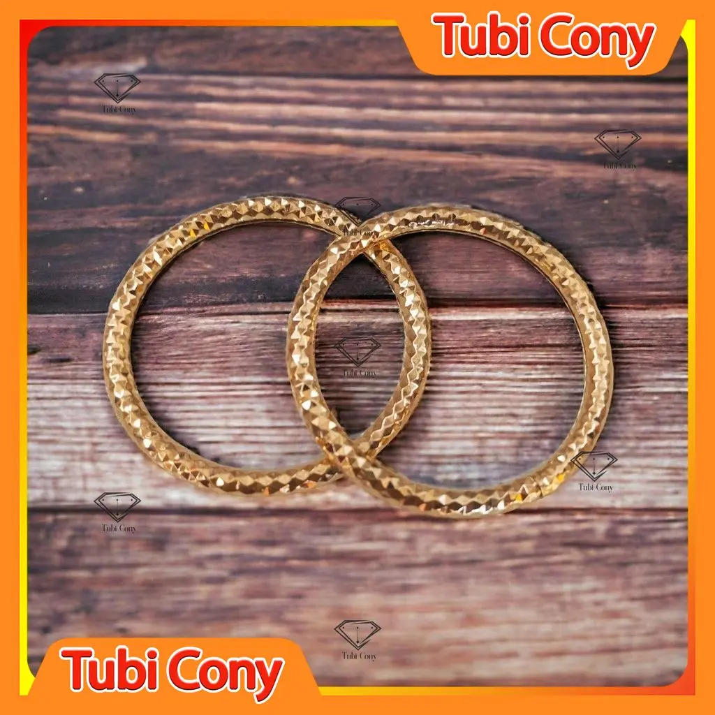 Vòng tay em bé kiểu trơn chạm máy  V124 -551-DX1 Tubi Cony - Mang không dị ứng - Bền màu