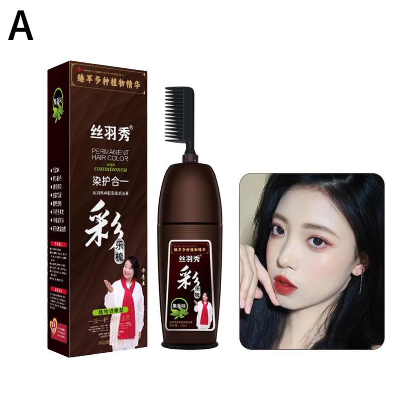 Product Introduction of Instant Coloring Shampoo Natural Black Color For Men Women Hair Dye Herbal Brown Purple Hair 30