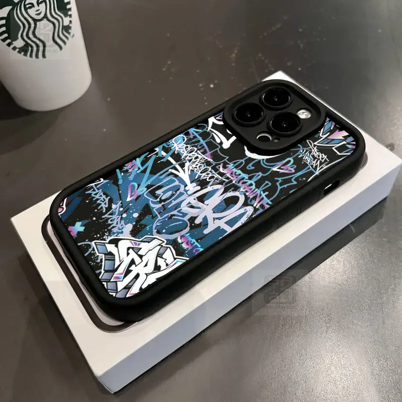 Case for OPPO A3X A60 A18 A16 A17 A38 A78 A58 A12 A15 A3s A5s A31 A16K A17k A77s A7 A12e A53 A16S A54S A1K A5 A9 F9 Reno 8T Cool and trendy graffiti Soft Case PANDU PATRIA 6