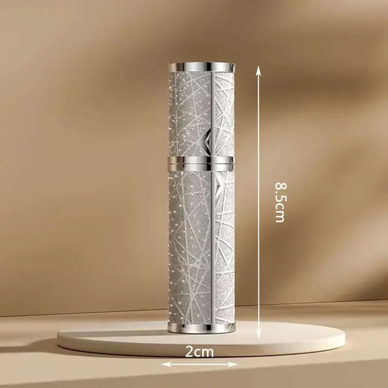 Chai Nước Hoa Bằng Da, Cầm Tay, Chai Xịt Rỗng 5ml, Có Thể Nạp Đáy, Hộp Đựng Mỹ Phẩm, Thích Hợp Đi Du Lịch 2